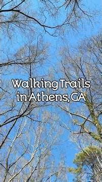 Walking trails in Athens, GA for the outdoor lover 🌳 #exploregeorgia #athensga #walkingtrails