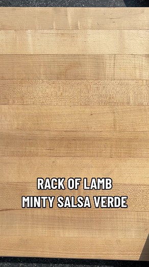 Reverse-Seared Rack of Lamb… juicy, tender, cooked to perfection and loaded with flavour. While the lamb marinates, throw together a quick-and-easy Minty Salsa Verde and some delicious Crispy Smashed Potatoes cooked in @berettafarms beef tallow for the ultimate Sunday Roast. I use a @MEATER probe to accurately track internal and ambient temperatures on my phone as the lamb slowly cooks to exactly 125F on my @Traeger Grills Timberline XL. Finish it off in a hot carbon-steel skillet with some more