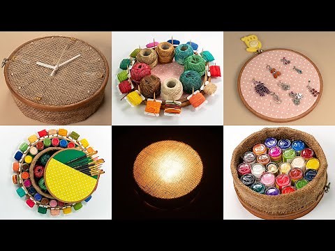 10 Hand Embroidery Hoop Hacks | DIY Crafts