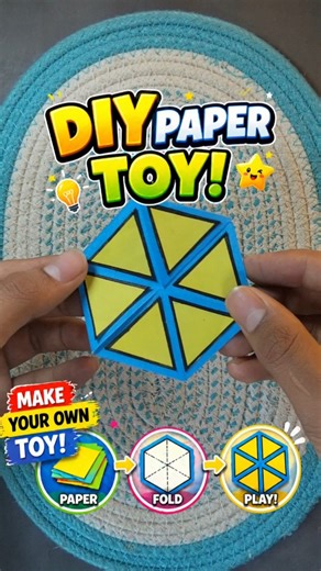 DIY Paper Fortune Teller (NO GLUE!): Easy Origami Tutorial #shorts #craft #viral #trending #handmade