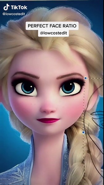 Elsa Perfect Face Ratio Transformation | Amazing Side Profile Edit