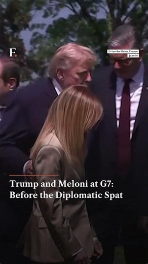 Trump and Meloni at G7 Before the Diplomatic Spat | Firstpost News | N18G