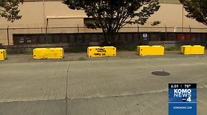 Eco-blocks keep popping up where homeless camps were, residents say they're necessary