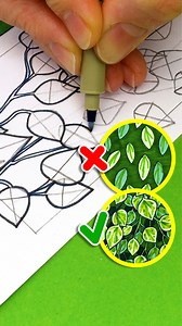 791K views · 15K reactions |  Draw realistic trees: the mistake to avoid! ✔️❌ #drawing #art #tutorial #leaves #trees #sketch #designtechnique #artist #creativity | Art Room | Facebook