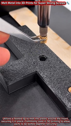 Melt Metal into 3D Prints for Super Strong Screws 🔩