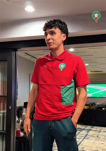 ســعــدان إلــى عــلــي 😂 Next on Lions’ Got Talent: Ali Maamar 😅🎤 #DimaMaghrib 🇲🇦 #FIFAWorldCup