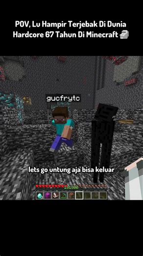 POV, You Almost Get Trapped In A 67-Year-Old Hardcore World In Minecraft