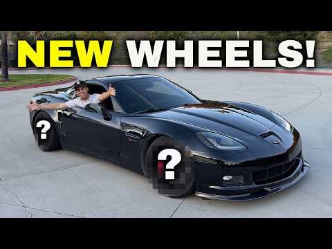 Installing BBS WHEELS On My Corvette Z06!