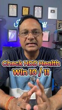 😎Check HDD Health Win10/11 🔥Advance Windows Trick #shorts #windows #hdd #computer #ytviral