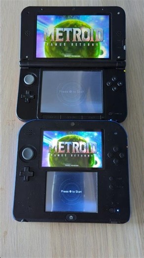 Metroid Samus Returns- Nintendo 3DS XL vs 2DS Speed Comparison