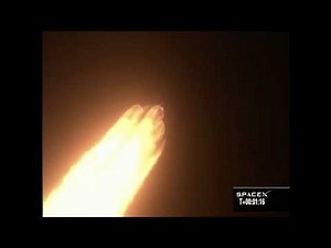 SpaceX Falcon 9 Blows an Engine, October 7, 2012