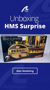 🇬🇧 Alex Modeling has already received his HMS Surprise and the first impressions are here.​ He has just done the unboxing and shared his first review of the kit, going over parts, details and what he liked the most. If you want to see the model fresh out of the box, do not miss his video.​ 🇪🇸 Alex Modeling ya ha recibido su HMS Surprise y las primeras impresiones ya están aquí.​ Acaba de hacer el unboxing y compartir su primera valoración del kit, repasando piezas, detalles y todo lo que más