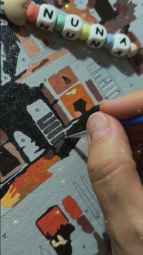 ✨ Nuevo reto 🥰 pintando un paisaje con un kit de arte 🎨 🦋 #arte #cuadro #pintura #manualidades