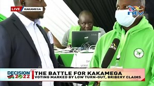 Kakamega Governor Election: County Return Officer, Joseph Ayata, says new governor will be announced in an hour; verification of votes from two remaining constituencies is ongoing. #Decision2022 | NTV Kenya