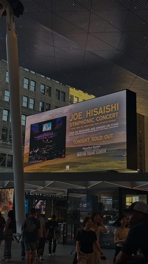 I SAW JOE HISAISHI LIVE AT MADISON SQUARE GARDEN!! 🎶 and it was EVERYTHING! for context, i am a huge classical music fan. throughout my childhood, i genuinely could not sleep unless i had the same classical cd playing in my room (this went until i was about ten). i always believed it to just be one of the most moving and most human entities in the world. it says so much without the use of any dialogue. it captures emotions there are no words for. and i LOVE studio ghibli movies! again, another 