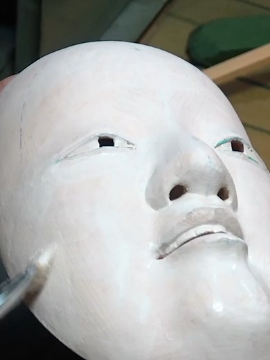 2,880 HOURS OF WORK!? - The Process of Making Japanese Traditional Masks. You can watch the full video from the link in bio. #crafts #kyoto #fyp #fypシ #fypシ゚viral #processvideo #asmr #satisfyingsound #watercan #tokyo