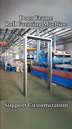 Door Frame Roll Forming Machine #rollformingmachine #metalforming #doorframerollformingmachine