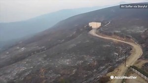22K views · 260 reactions | This drone footage shows damage from the Woolsey Fire in Malibu, California: | AccuWeather | Facebook