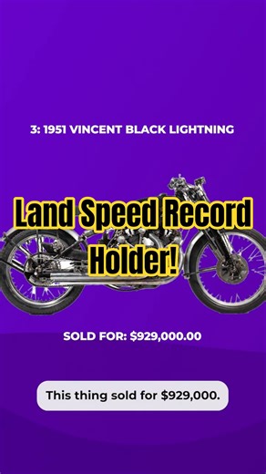 5 Motorbikes Worth MORE than superbikes shorts | 1951 Vincent Black Lightening