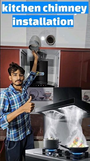 Kitchen Chimney Installation | How to Install Chimney in Kitchen - Step by Step Fitting Detail