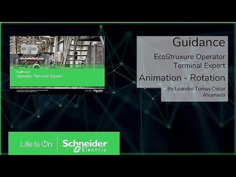 EcoStruxure Operator Terminal Expert - How to use Rotation in objects