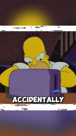 Homer Accidentally Builds a Time Machine TOASTER #simpsons