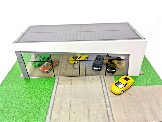 Luxury Car Showroom Diorama 1:60 – 1/64 Scale – Miniature Auto Garage Scene for Diecast Car Display - Etsy