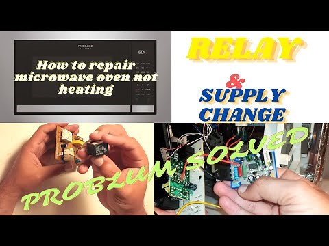 how to change microwave oven Relay and Supply