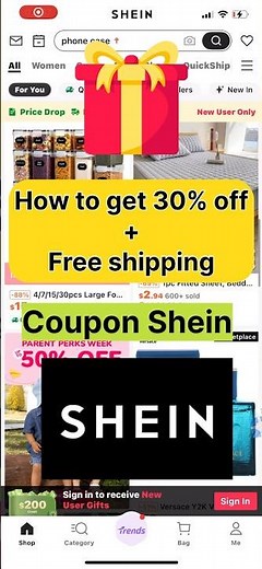How to get free shipping in shein for the first orders and 30% OFF new users . With how to use it