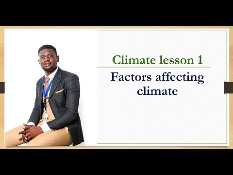 IGCSE Geography factors affecting climate