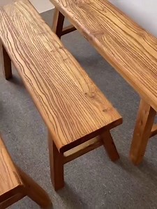 Farmhouse Indoor Wooden Living room Dining Bench, Asian Natural Wood Kitchen Entryway Bench with Armless Design and Short Height, Solid Wood Shoe Bench Entryway Benches，Brown(120*26*45cm/47.2*10.2*17.