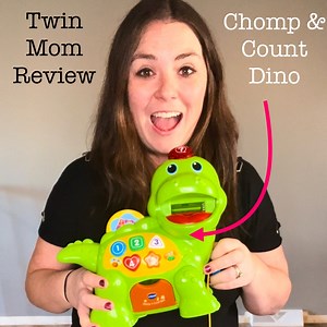Watch Twin Mom Toy Demonstration VTech Chomp and Count Dinosaur on Amazon Live