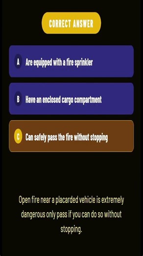 Truck Drivers What’s The Correct Answer? #cdl2026 #cdlpermit #cdltest