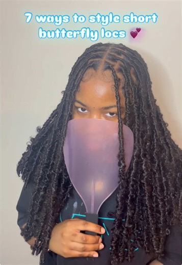 7 Creative Ways to Style Short Butterfly Locs