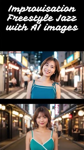 Improvisation Freestyle Jazz with AI images