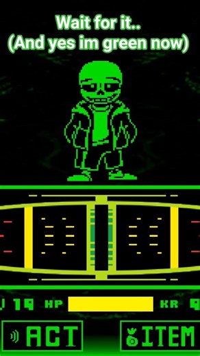 It was just so normal what happened 😭✌️🥀(green sans fight)