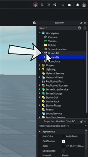 How to Make a Bomb in Roblox Studio #robloxstudio