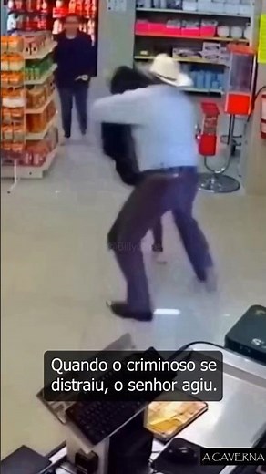 Senhor de Idade REAGE e Impede Assalto! #crime #casosreais