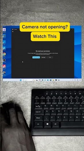 How to fix laptop camera not working / #laptoptips #windows #camera