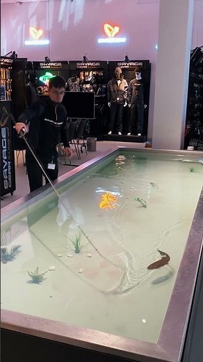 INSANE 40cm Tiger Trout Come to Life 🔥 3D Line Thru Trout Action #fishing #shorts