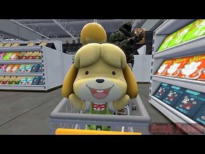 Doomguy and Isabelle goes shopping [SFM] (Animal Crossing X Doom Eternal)