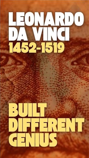 The Craziest Genius in History? #Shorts #LeonardoDaVinci #History #InsaneFacts #MonaLisa #facts