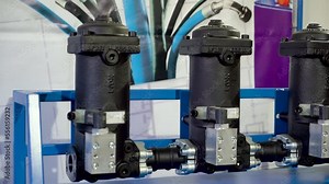 Installation of hydraulic and electrical equipment. Connection of pressure sensors, temperature, filters and oil pumps