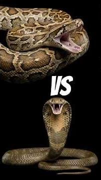 Python VS King Cobra - Who will win? | By Curious Compass #shorts #nature #factsinhindi