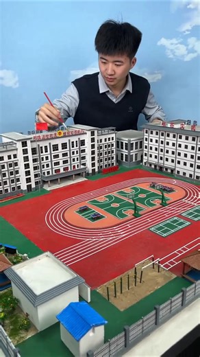 I Built a Mini City for My College Project in 3 Months! 🇺🇸🏙️ #Shorts