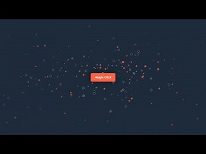 Magic Click Button Effect in HTML, CSS, and JS