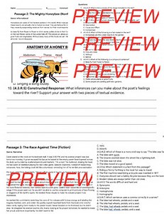 Oklahoma 4th Grade ELA Test Prep Reading Passages | OAS Aligned