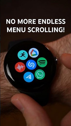 Must-Have Wear OS App! Favorite Apps in One Swipe! #googlepixelwatch #wearos #wearosapps