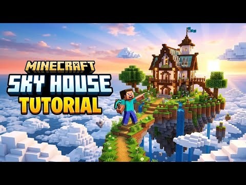 🏡 Minecraft Sky House Tutorial | Easy Survival Sky Base Build!