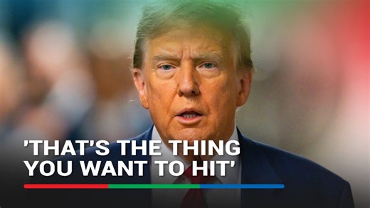 23K views · 104 reactions | Former president Donald Trump talked up a strike on Iran's nuclear facilities at a North Carolina rally on Friday, October 4. Link to full story in the comments section. | ABS-CBN News | Facebook